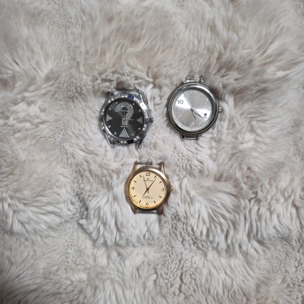 Watch Face Bundle Lot Topanga Finesse Silver Tone Gold Tone Craft DIY Upcycle ✨️
